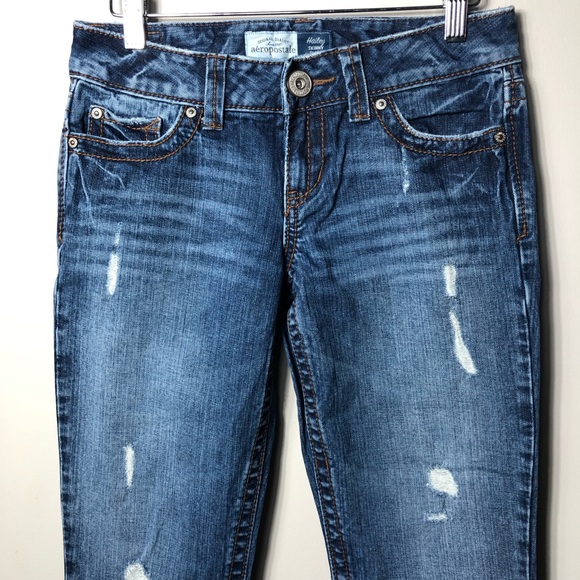 Aeropostale Hailey Skinny Flare Jeans - Picture 2 of 8